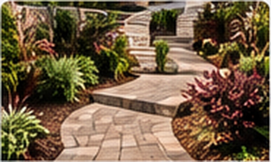 Paver walkway and steps installation in Jacksonville, Florida